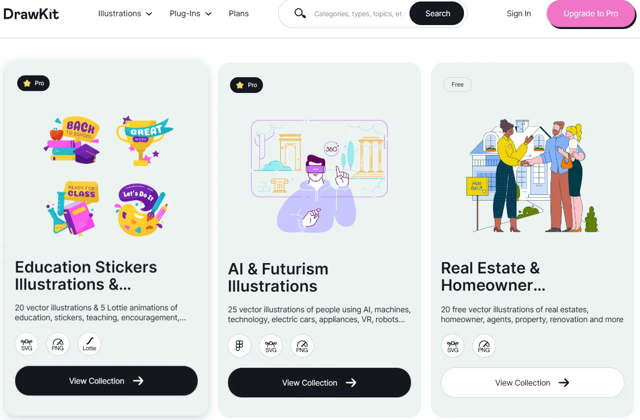 DrawKit website screenshot